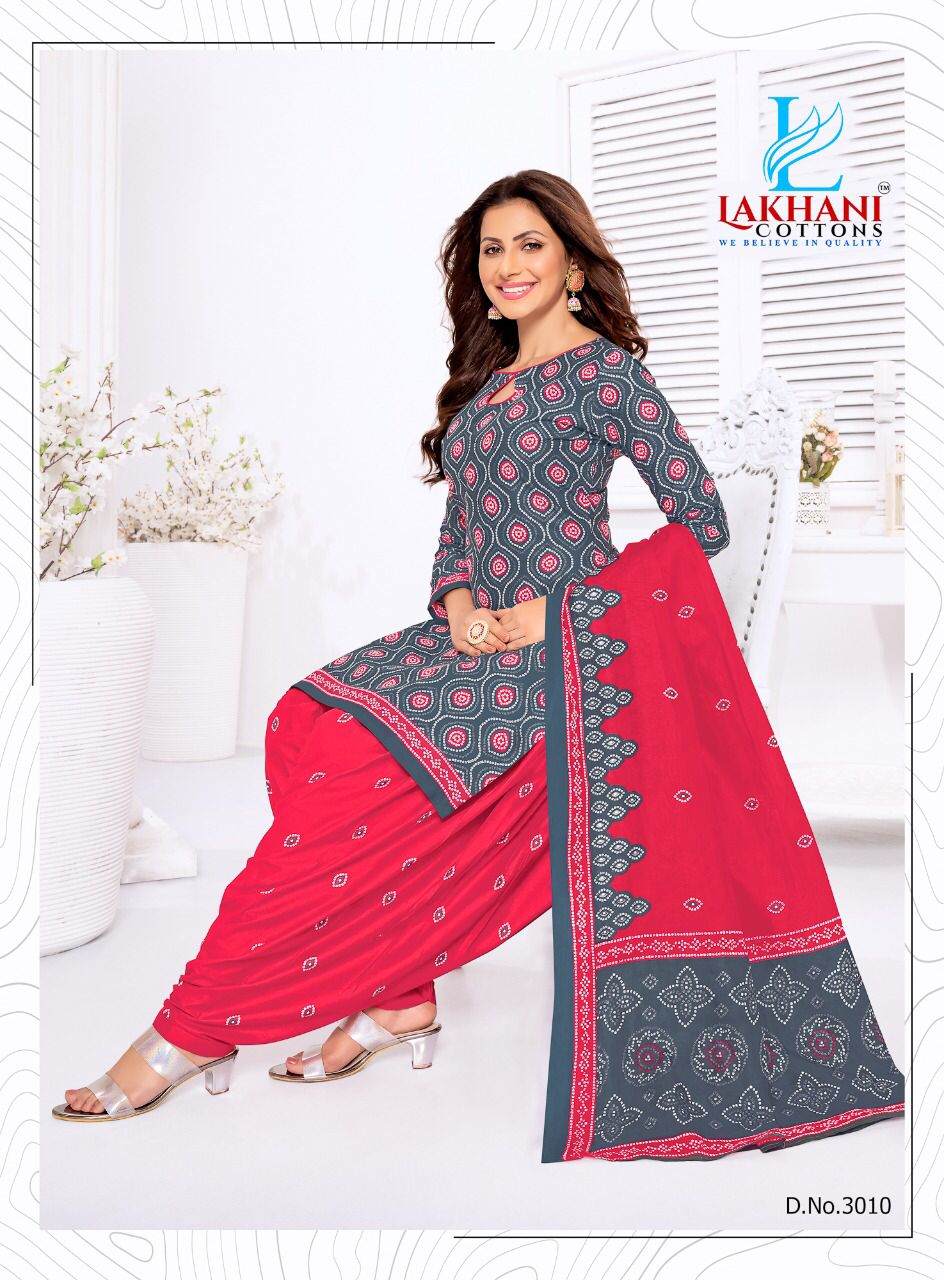 Lakhani Bandhani 3 Regular Wear Wholesale Dress Material Collection